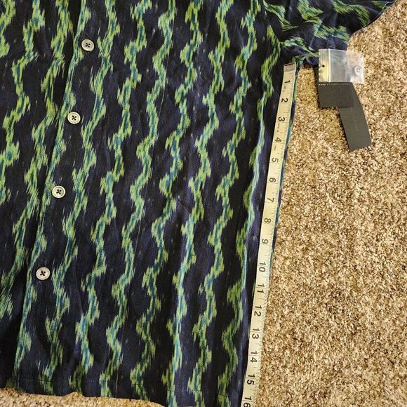 Marc by Marc Jacobs Gettysburg Blue Short-Sleeved Button-Up Shir - Picture 9 of 9